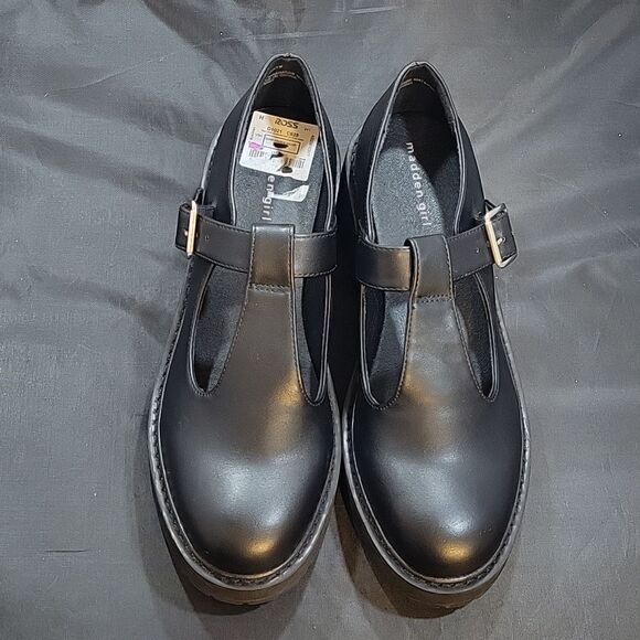 BRAND NEW MADDEN GIRL G-TULSA PLASFORM MARY JANE T-STRAP FLAT SHOE G1 - Picture 3 of 15